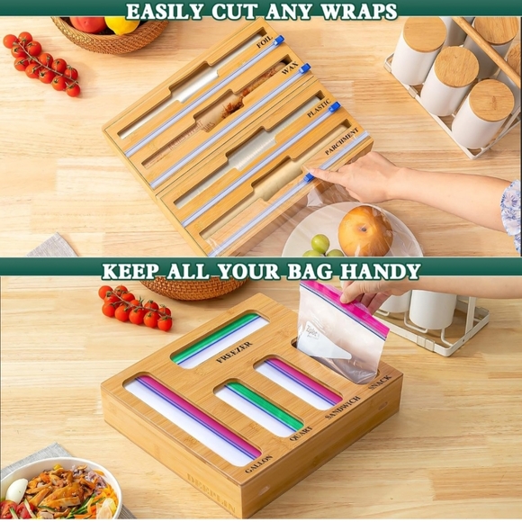 Food storage organiser wooden - Picture 7 of 7